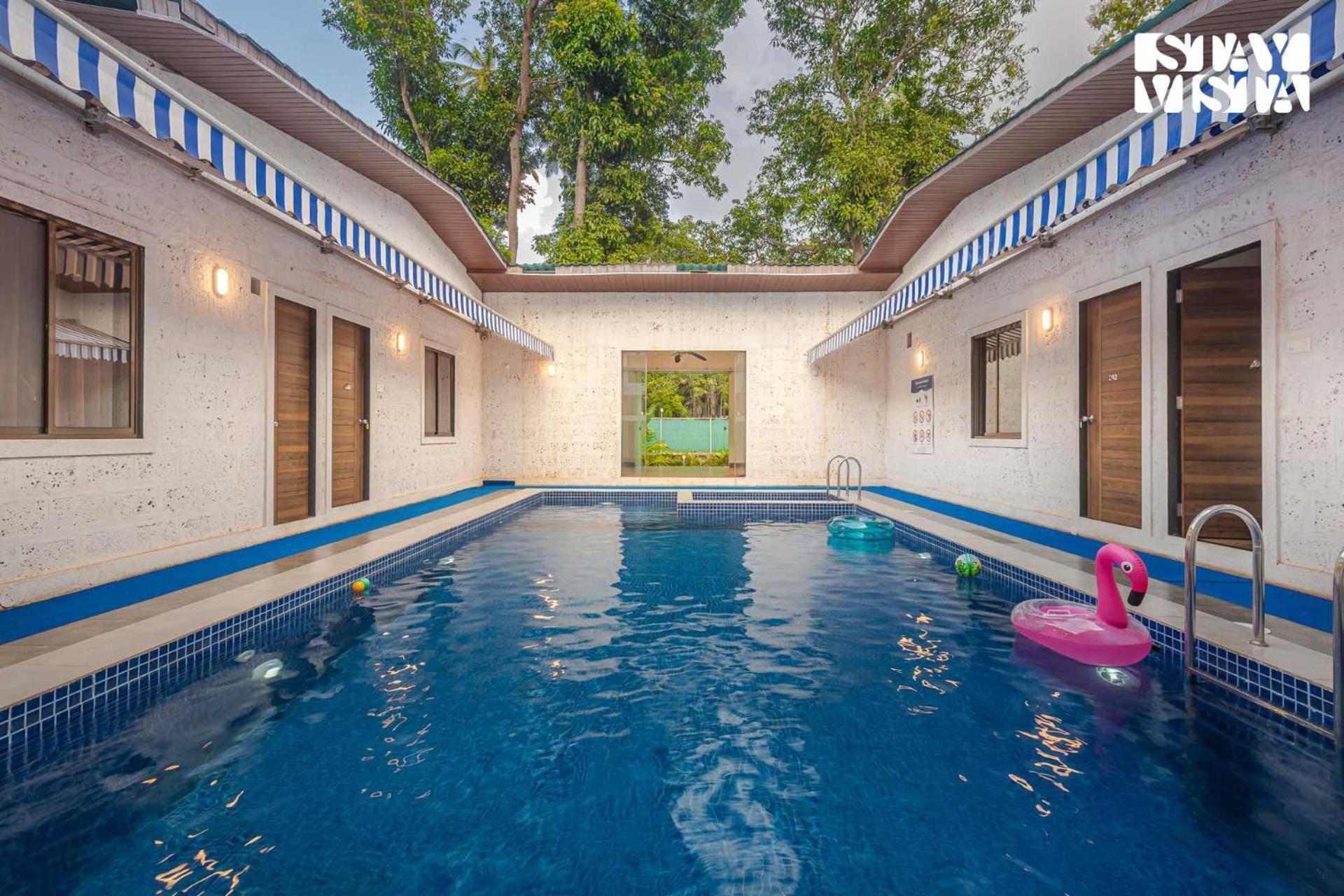 Sundream Palms By Veo - Part Of Stayvista With Pool, Lawn, Bbq Alībāg Ngoại thất bức ảnh